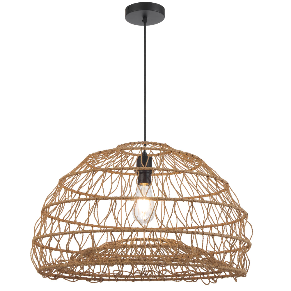 Ivalo 600mm Pendant Light Natural - IVALO PE60-NAT