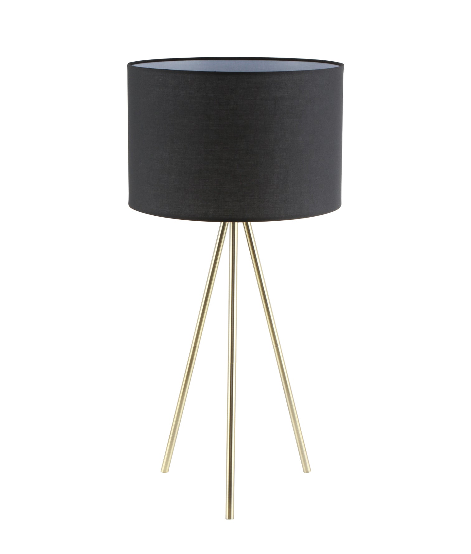 Jambes Table Lamp Antique Brass Base With Black Shade - JAMBES-T1