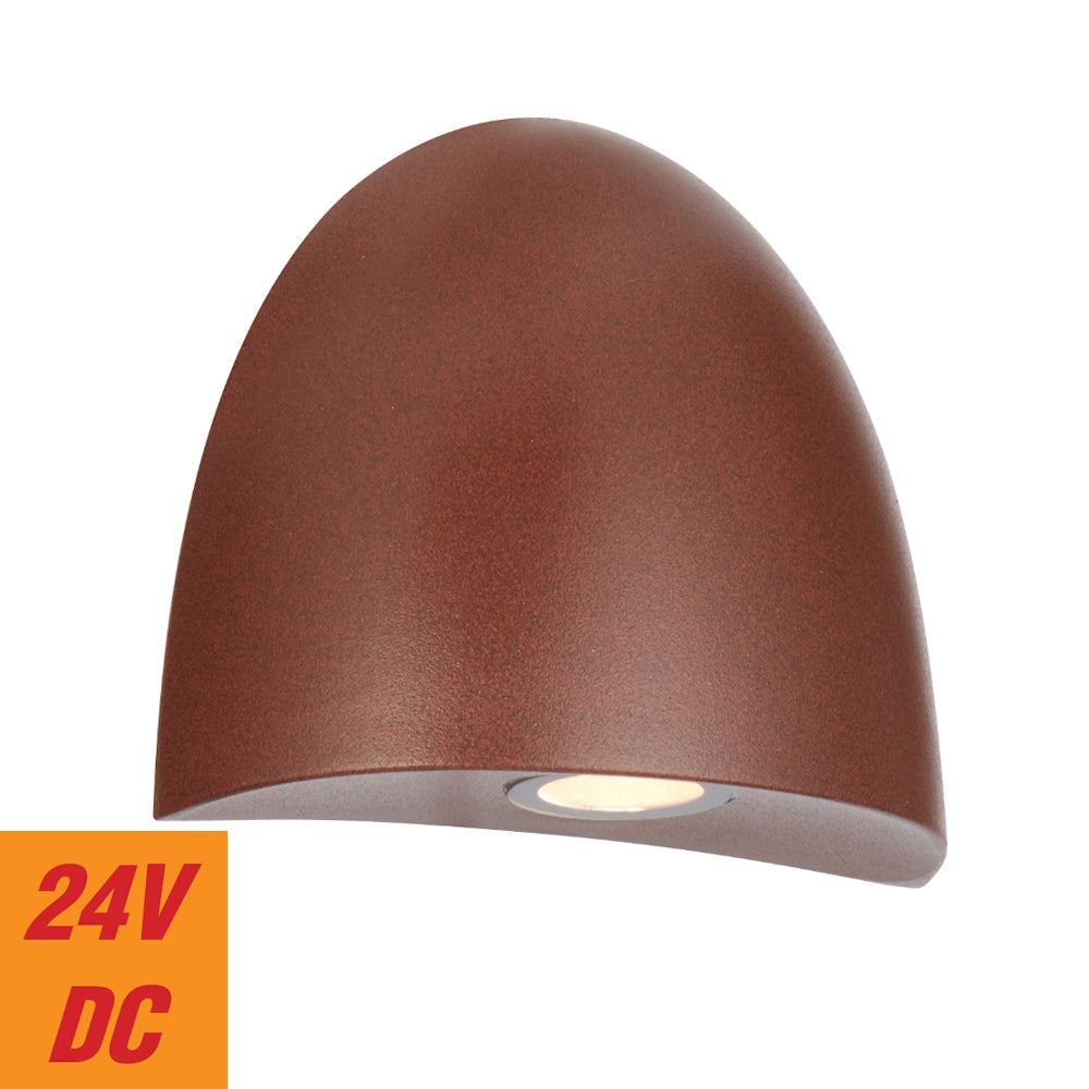 Zora LED Step Light 3W 3000K Rust - JORA EX3-RST324