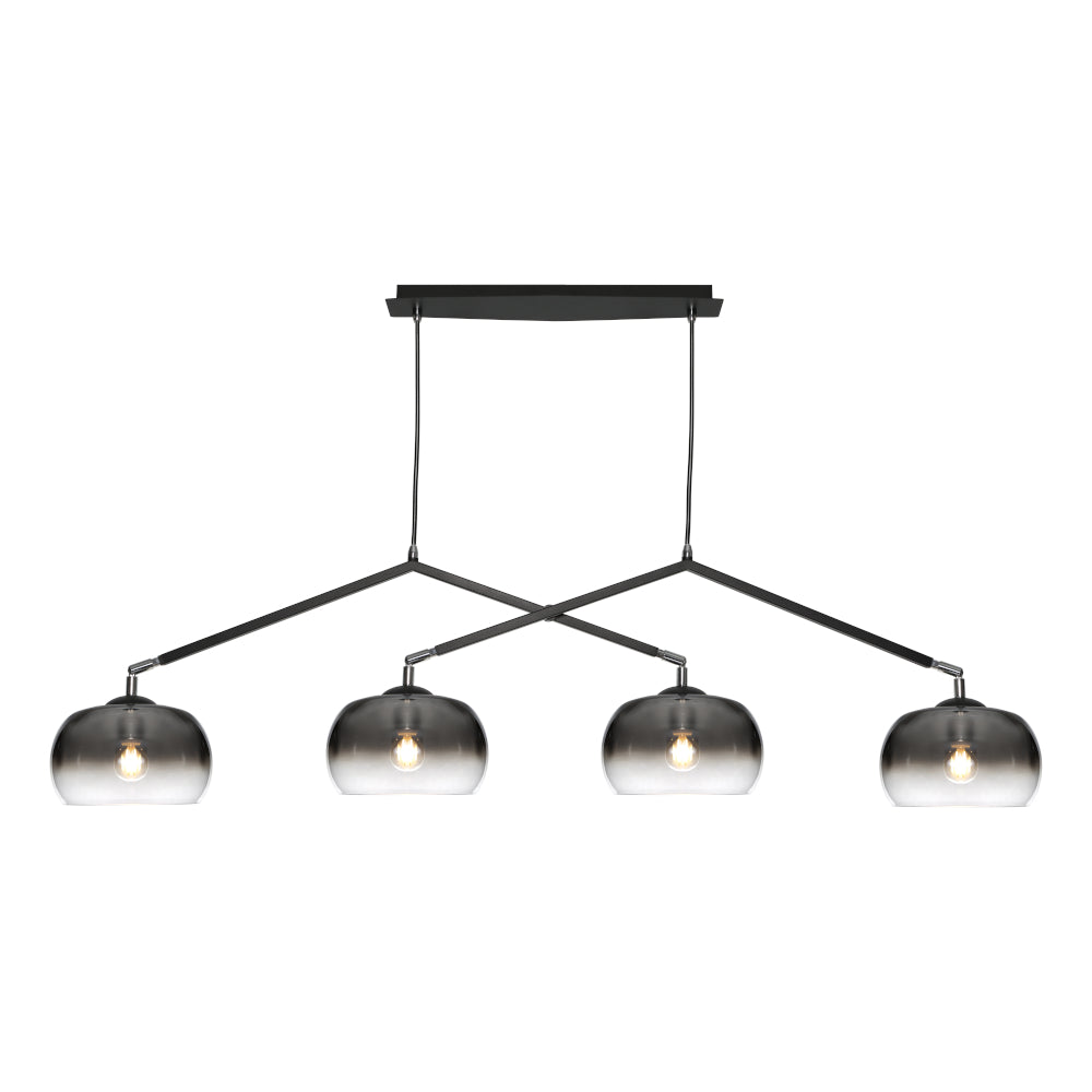 Jordet Island Pendant 4 Lights Black - JORD4P