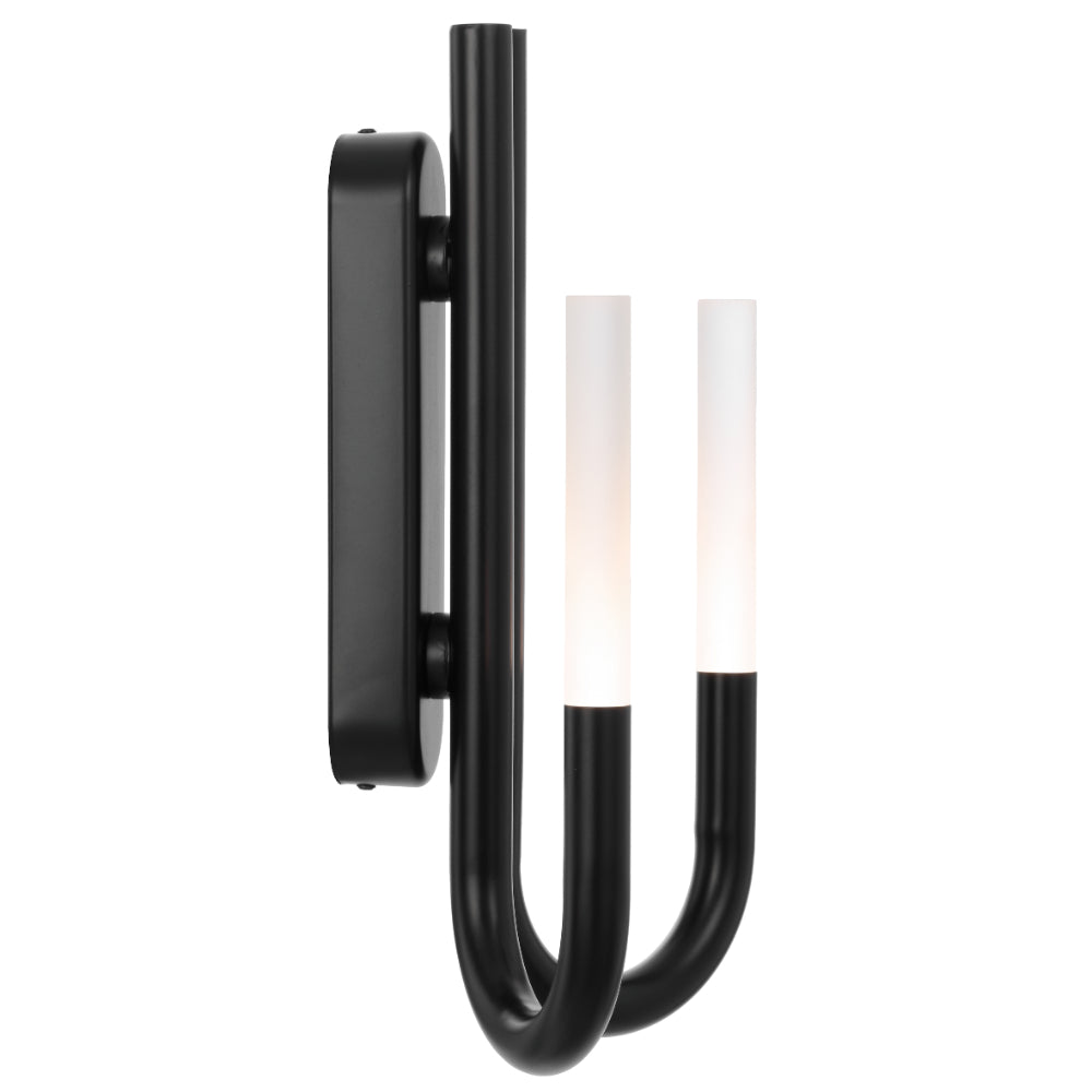 Joshua LED Wall Light 6W 3000K Black - JOSHUA WB40-BK