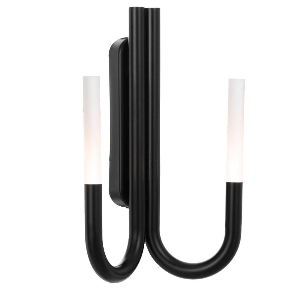 Joshua LED Wall Light 6W 3000K Black - JOSHUA WB40-BK