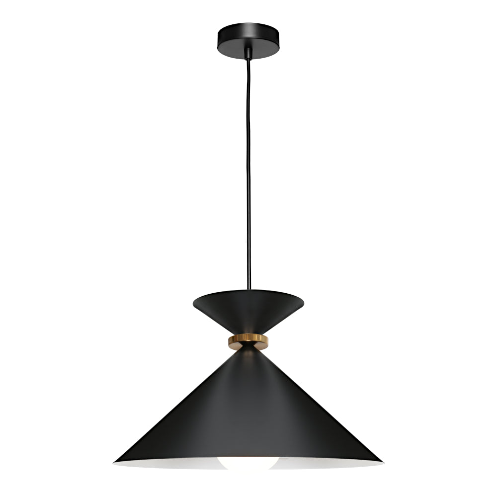 Julia Large Pendant Light Black - JULI1PLBLK