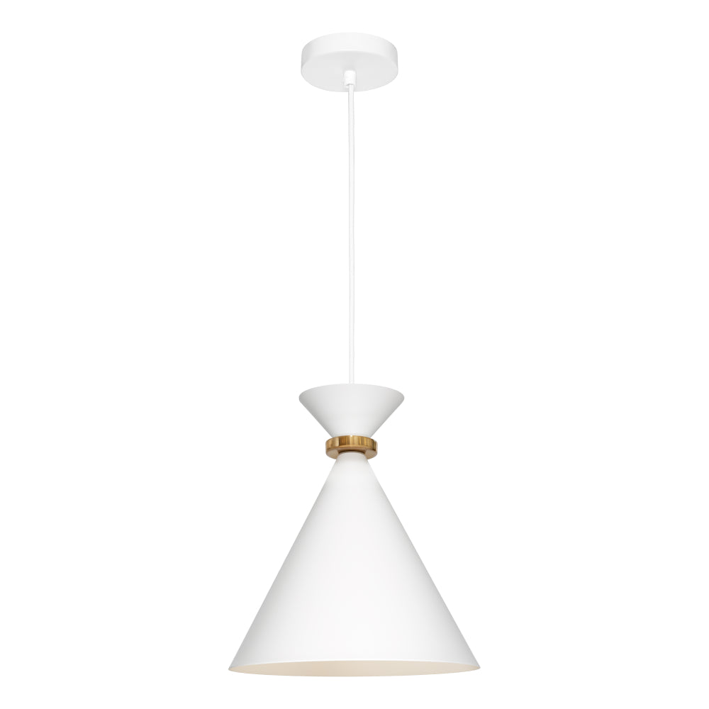 Julia Small Pendant Light White - JULI1PSWHT