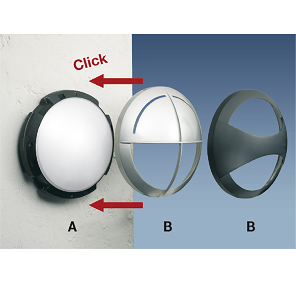 Buy Bunker Lights Australia Jack Round Bunker Light Black - GJ2201