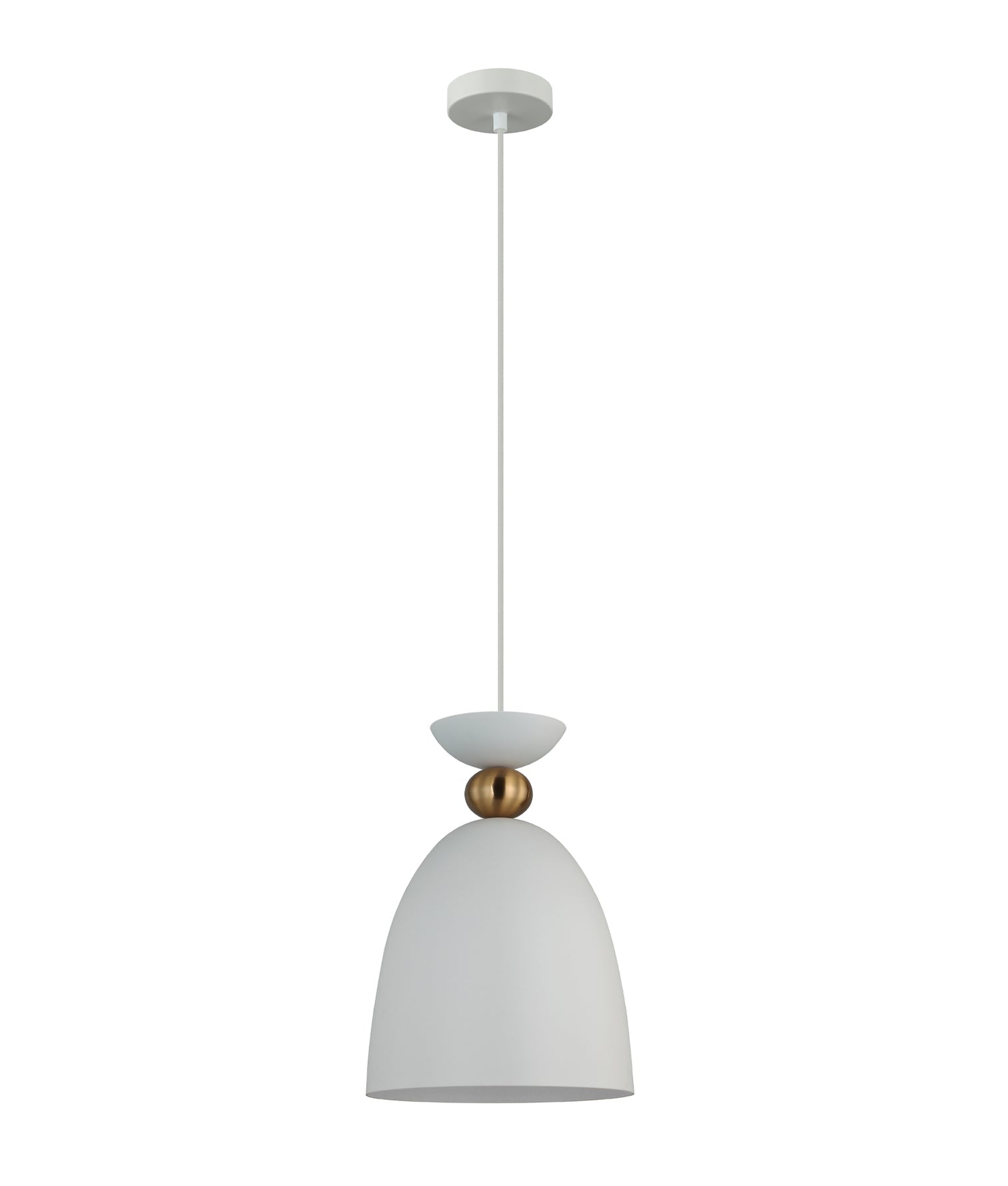 Kansi Bell Shap Pendant Light Matte White - KANSI1
