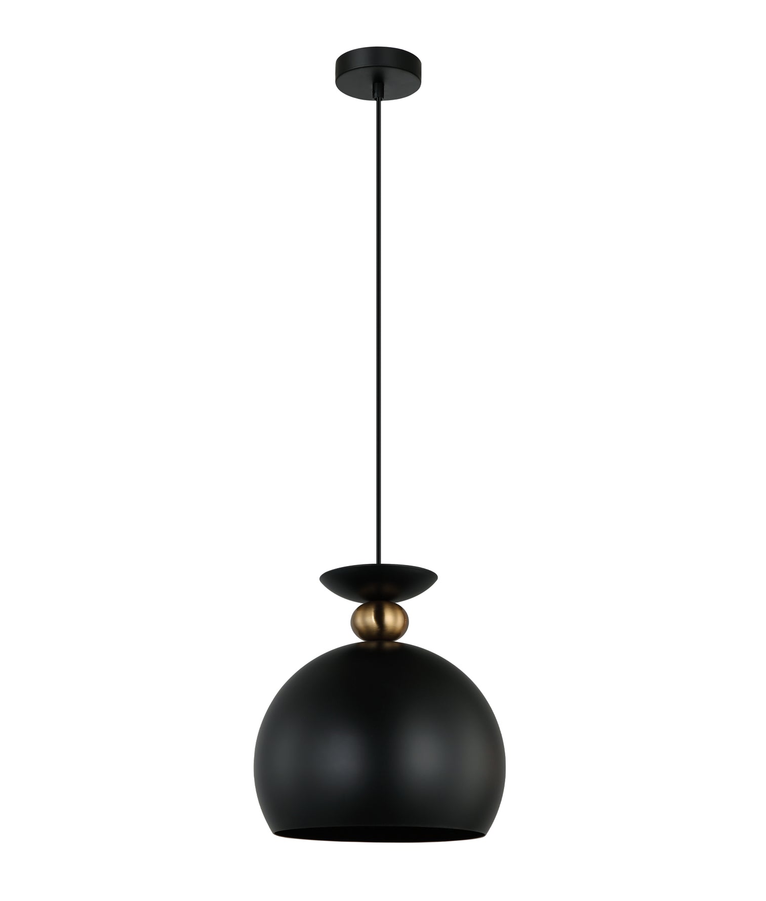 Kansi Wine Glass Shape Pendant Light Matte Black - KANSI4