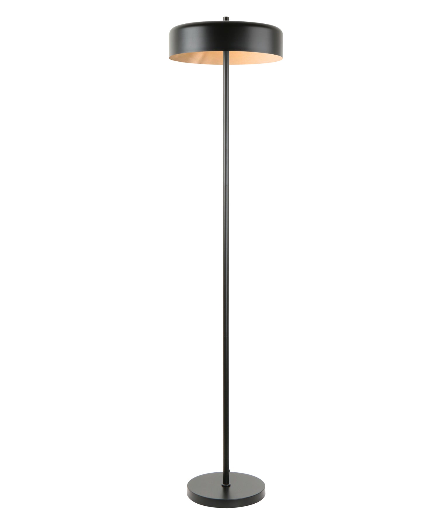 Kello Drum Shade Floor Lamp Matte Black - KELLO-F2