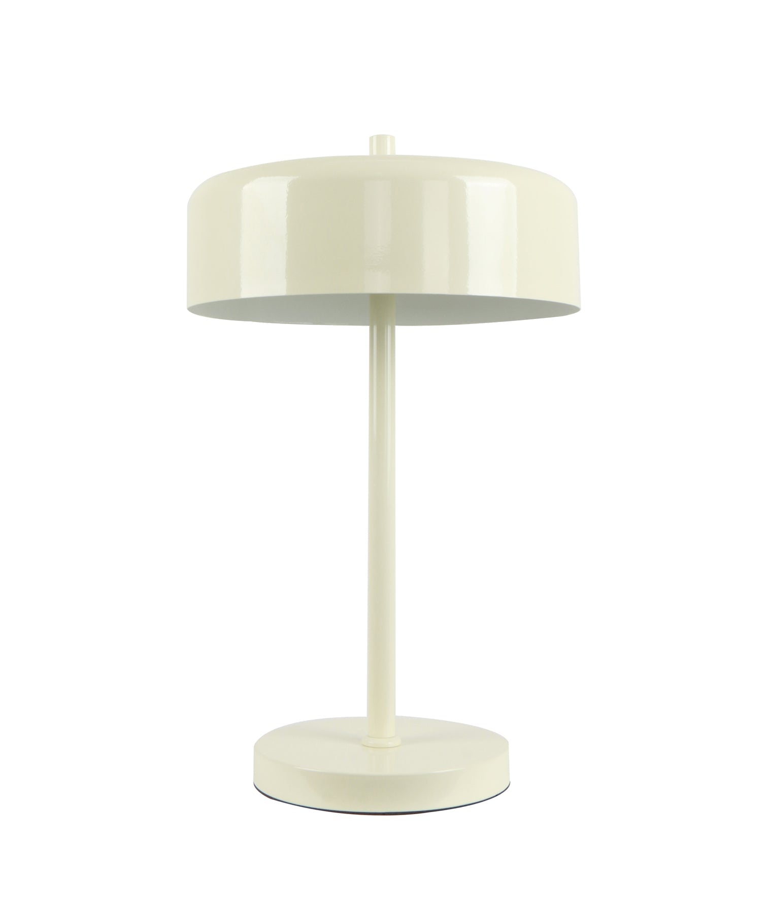 Kello Drum Shade Table Lamp Glossy Cream - KELLO-T1