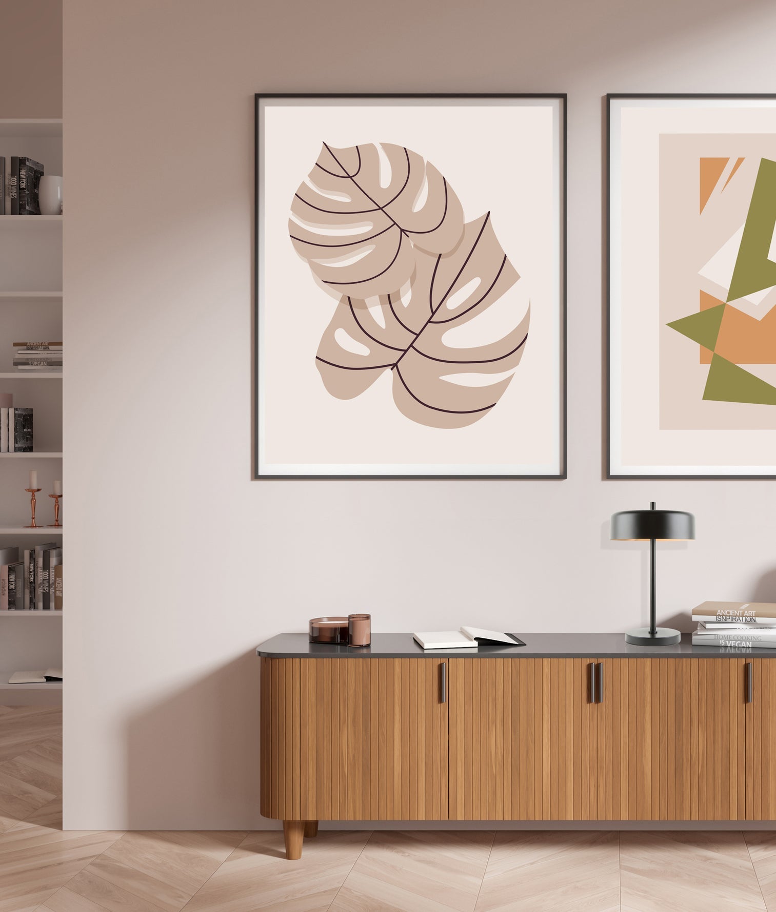 Kello Drum Shade Table Lamp Matte Black - KELLO-T2