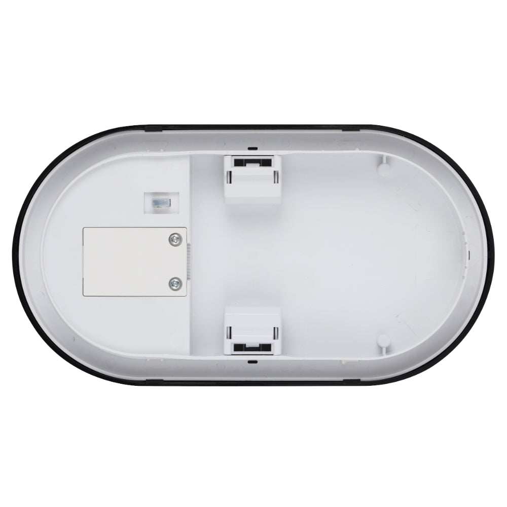 Kelo LED Oval Bunker Light 10W TRI Colour Black - KELO RE22-BK