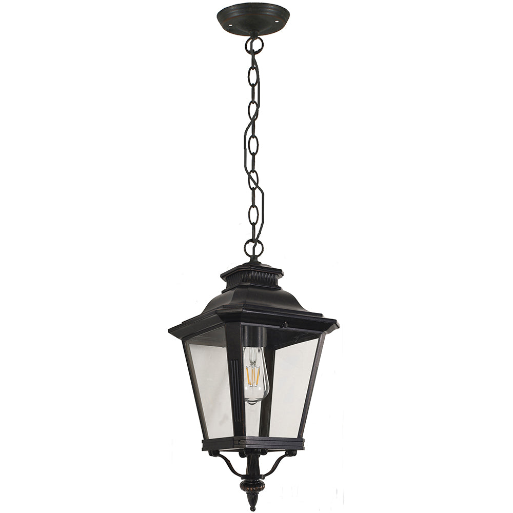 Kingdom Outdoor Pendant Light Chain Antique Bronze Aluminium - 1000842