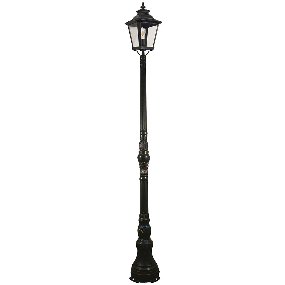 Kingdom Post Light On Domain Antique Bronze Aluminium - 1000846