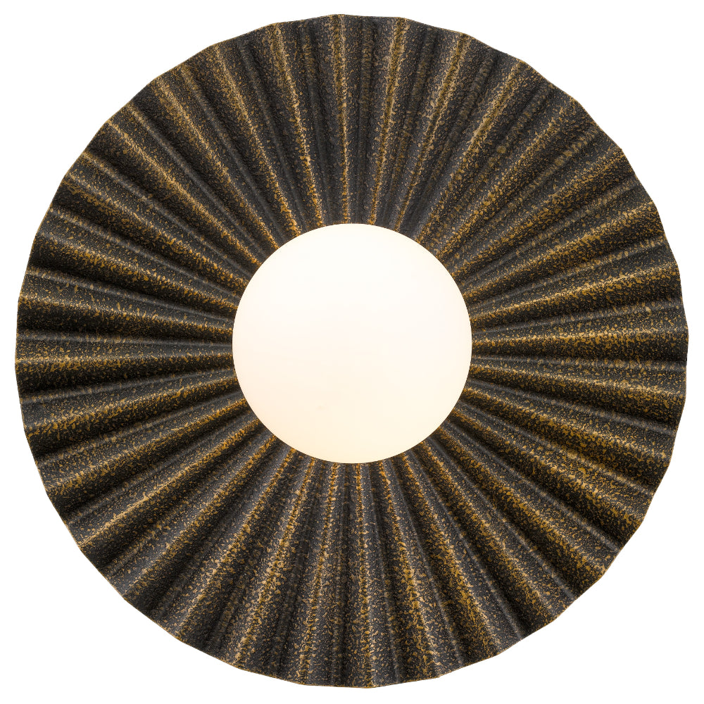 Kinso Small Wall Bracket Antique Gold & Opal - KINSO WB35-AGOM