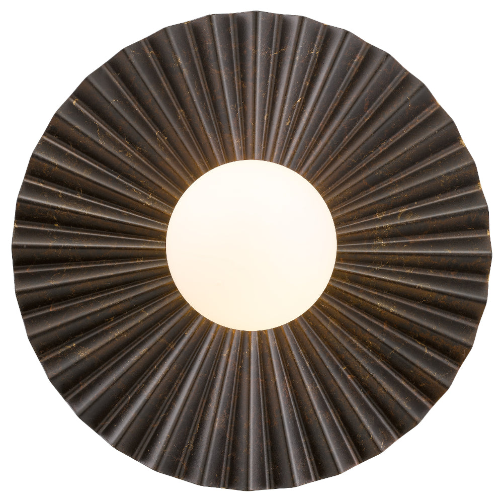 Kinso Small Wall Bracket Antique Copper & Opal - KINSO WB35-CPOM