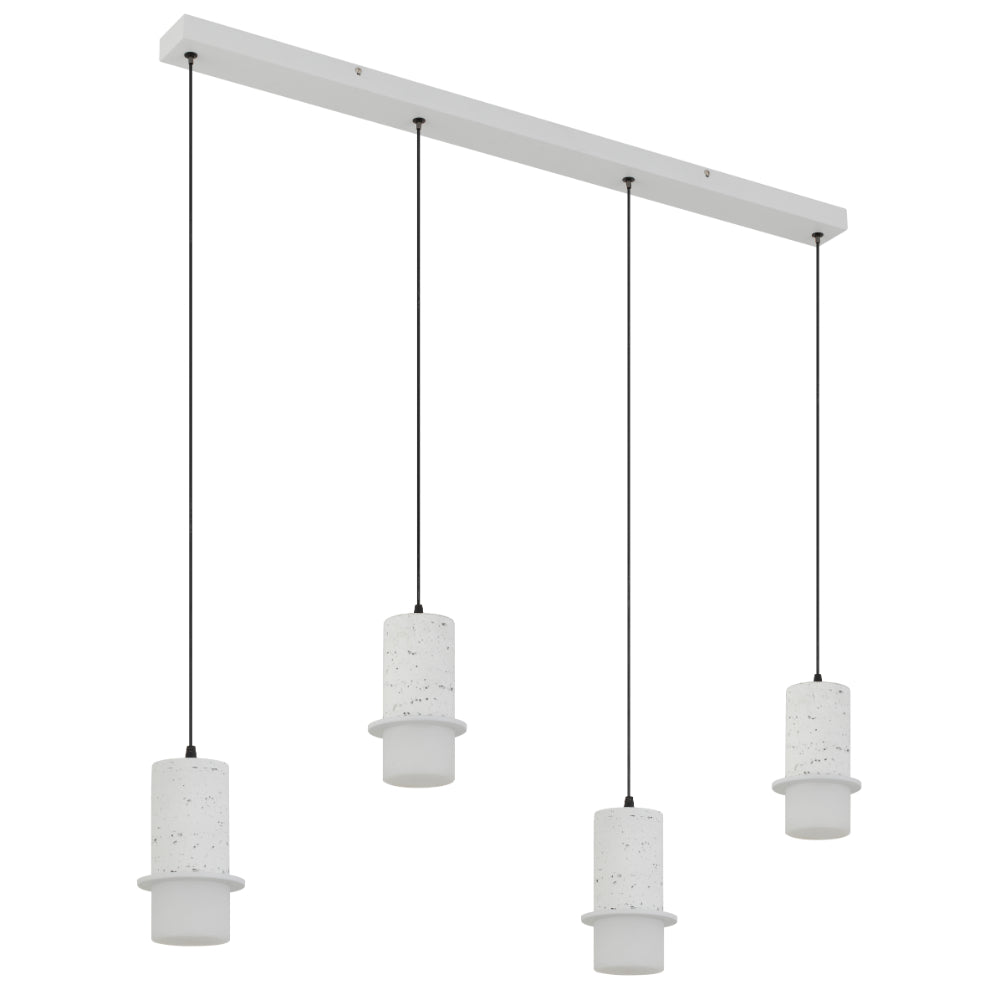 Kolisa LED 4 Light Island Pendant 24W Tri Colour White - KOLISA PE4B-WH