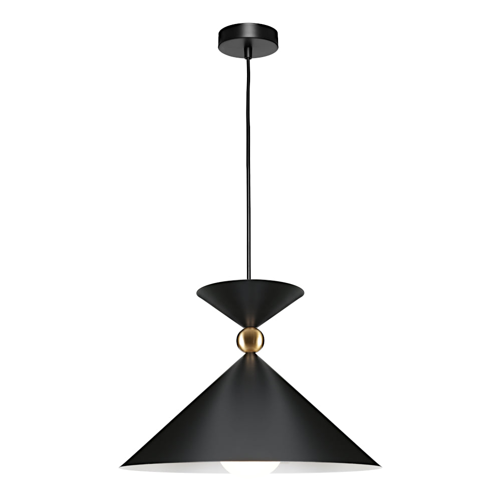 Krissy Large Pendant Light Black - KRISS1PLBLK