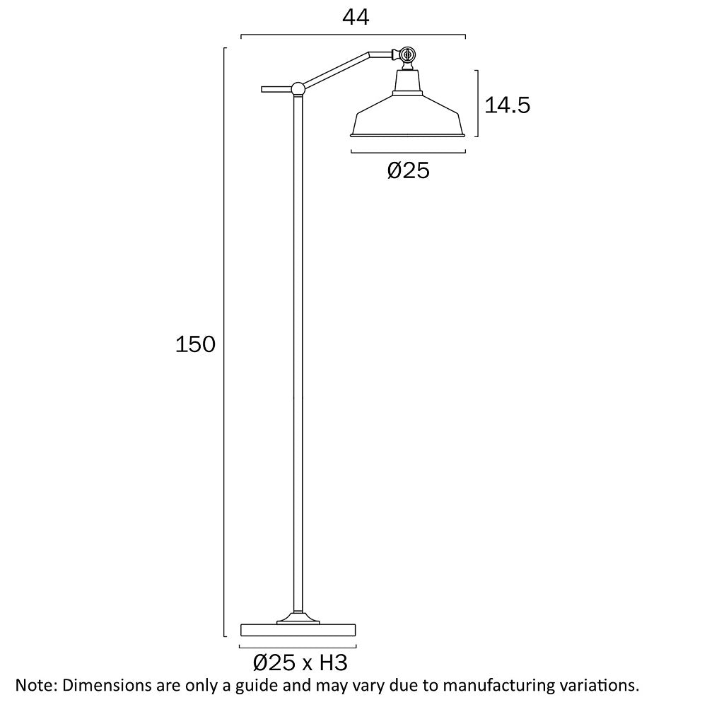 Kylan Floor Lamp Black - KYLAN FL-BK
