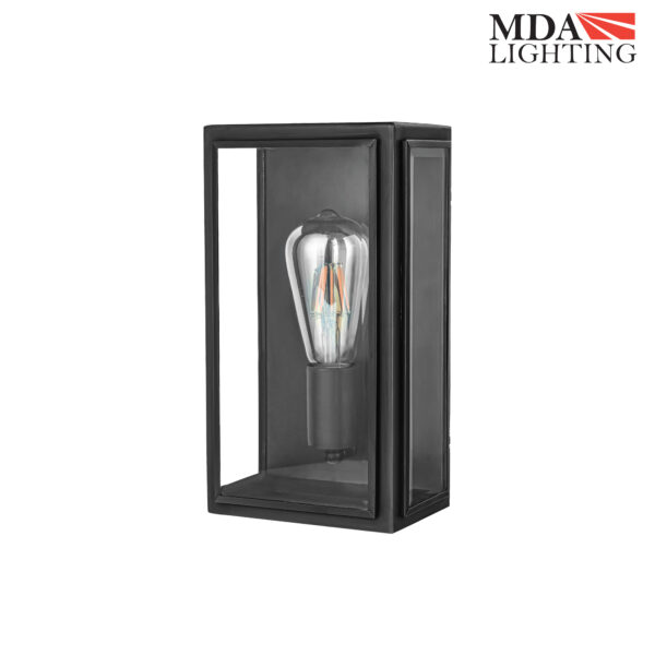 Kent Exterior Wall Light Forge Black - MDAKEN1BK