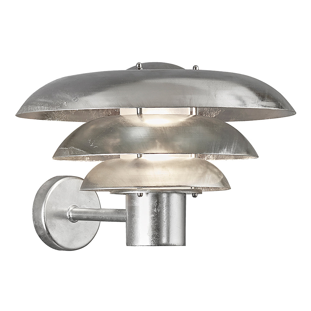 Buy Exterior Wall Lights Australia Kurnos Exterior Wall Light W350mm Galvanized - 2118071031