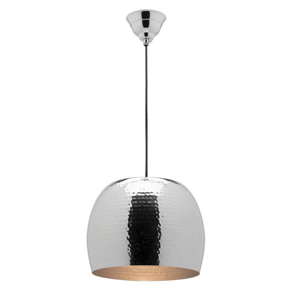 Buy Pendant Lights Australia Salvador Dome Pendant Light Nickel - L1261NKL