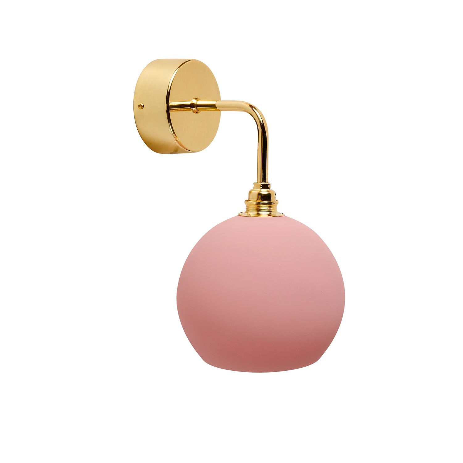 Rowan Small Wall Light Candy & Shiny Gold - LA101563W