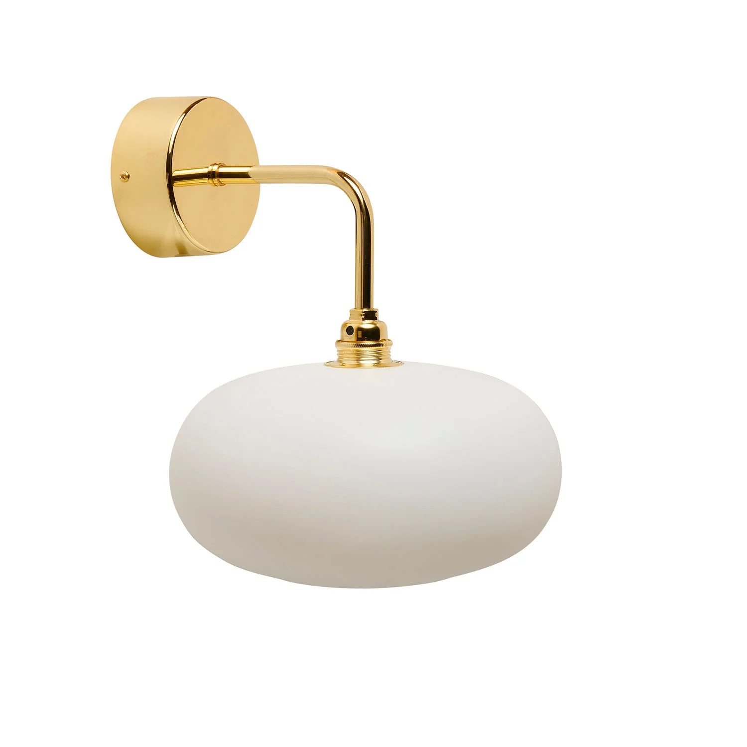 Horizon Small Wall Light Marshmallow & Shiny Gold - LA101851W