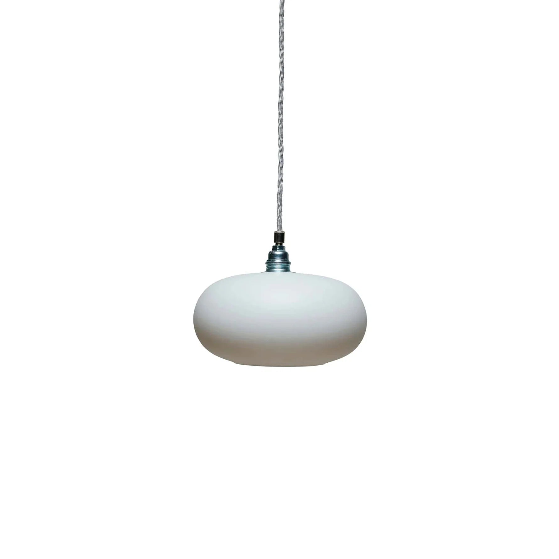 Horizon Small Pendant Light Marshmallow & Matt Silver - LA101852