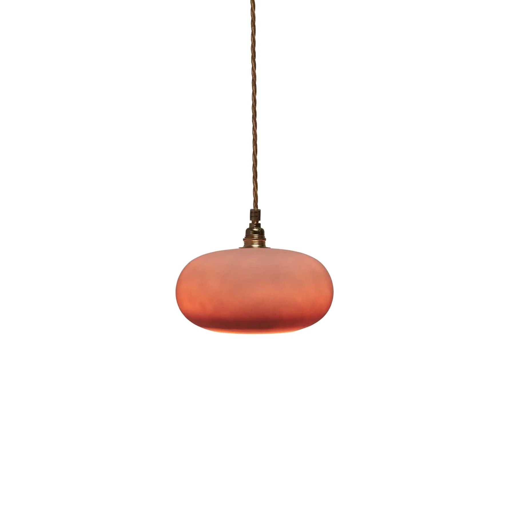 Horizon Small Pendant Light Latte & Matt Gold - LA101855