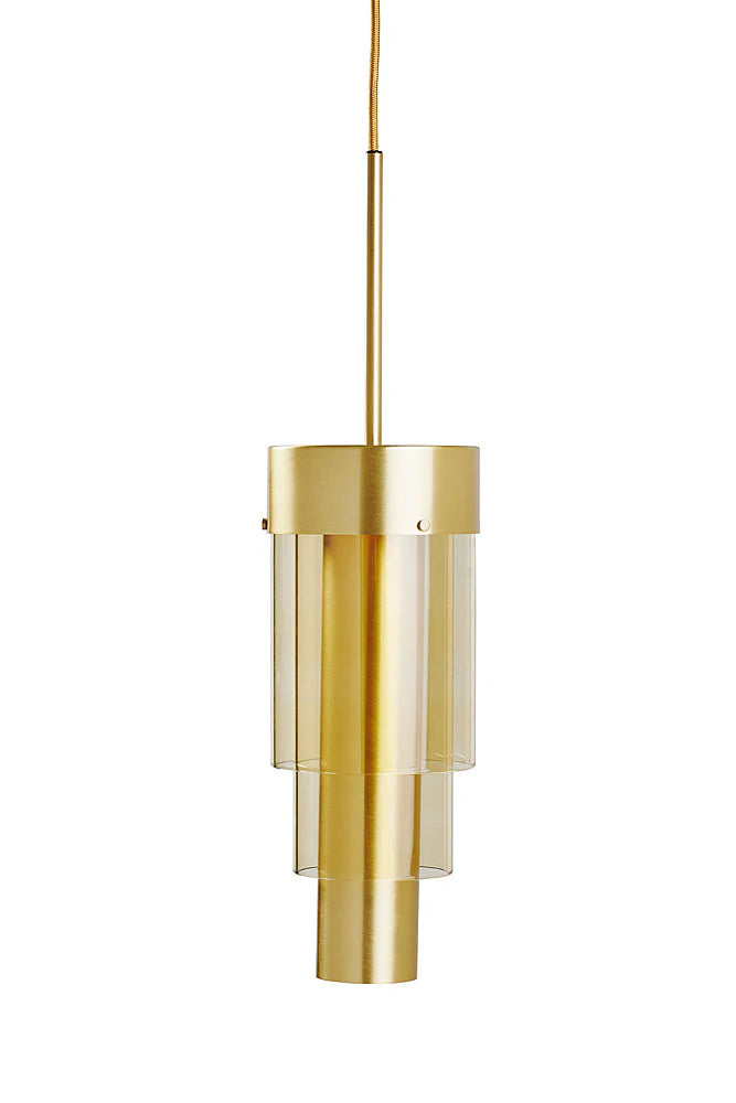 A-spire Pendant Light Golden Smoke & Brushed Brass - LA102005