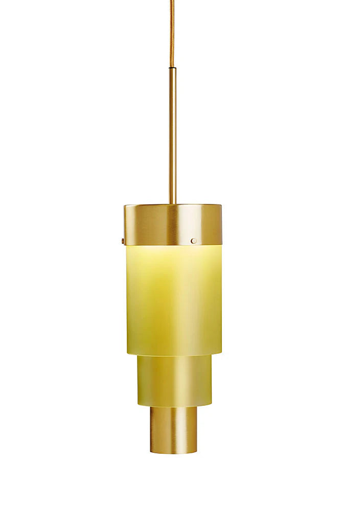 A-spire Pendant Light Sanded Olive & Brushed Brass - LA102008