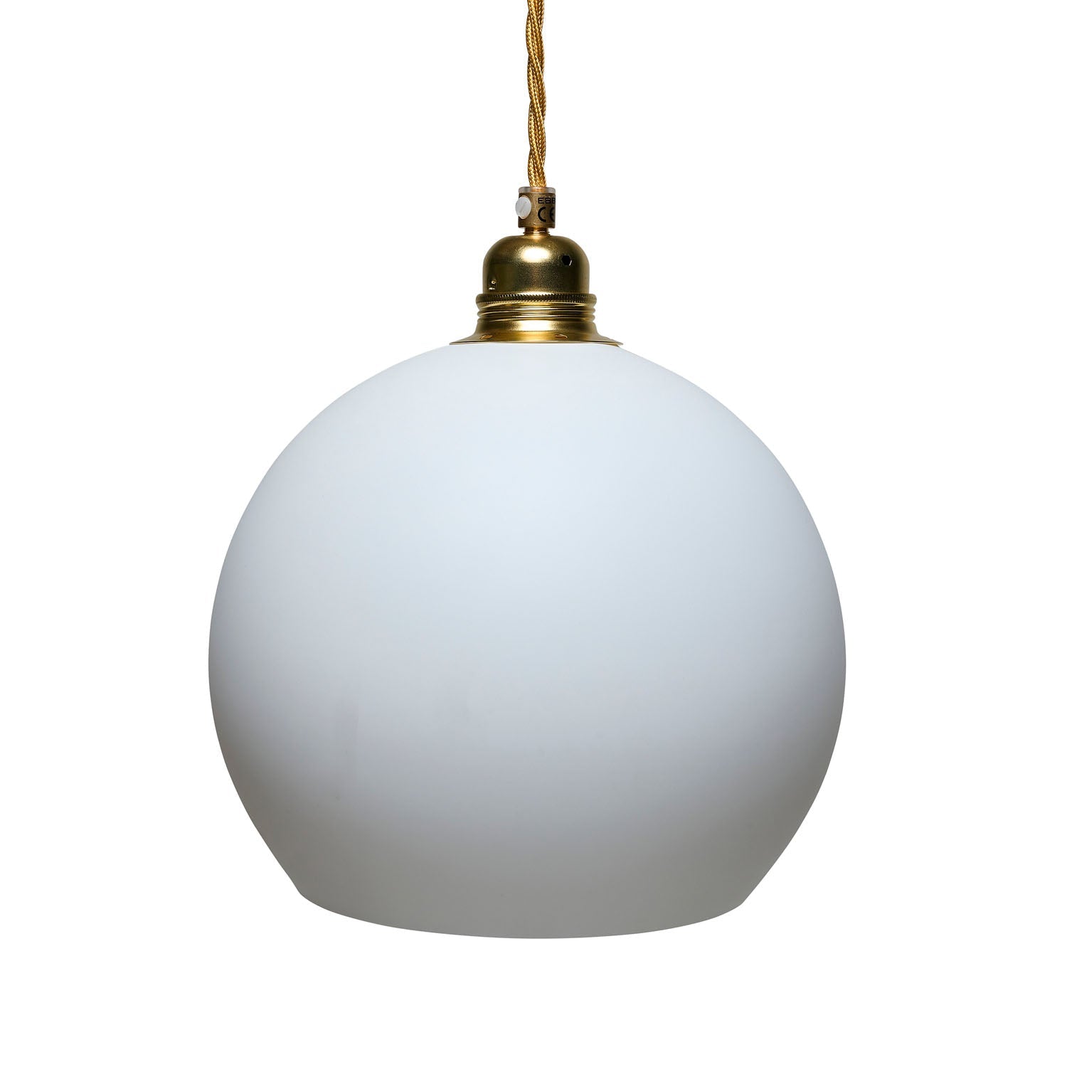 Rowan Medium Pendant Light Marshmallow & Matt Gold - LA102051