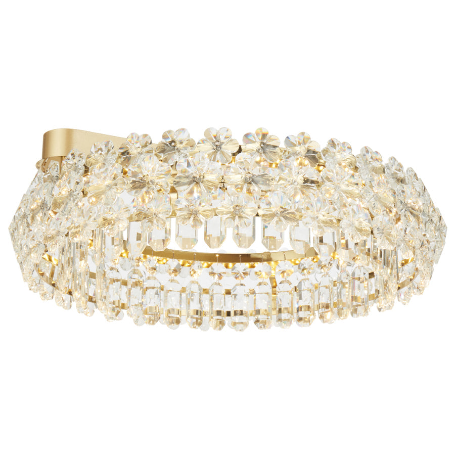 Landis 600mm LED Flush Mount Light 36W 3CCT Gold - LANDIS CTC60-GD