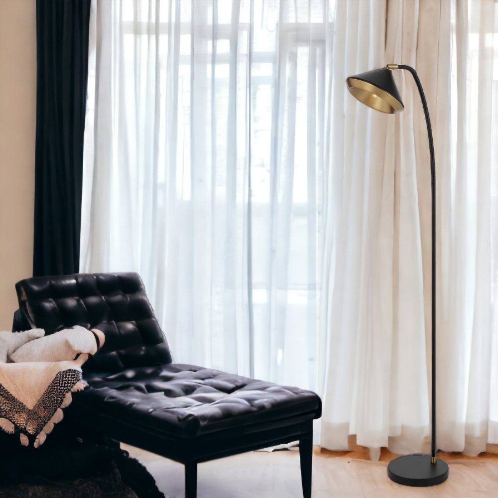 Buy Floor Lamps Australia LARSON Floor Lamp Black - LARSON FL-BK