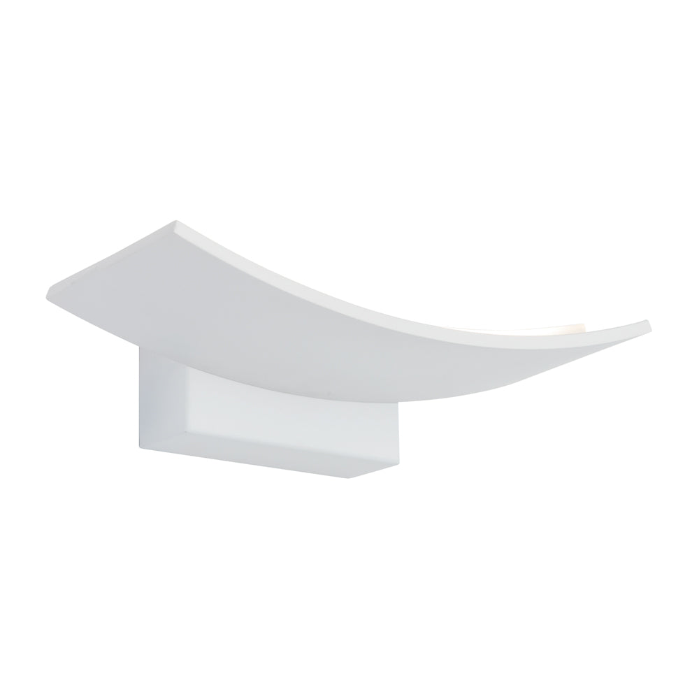 Larz 6W LED Wall Light White - LARZ6WLEDWHT