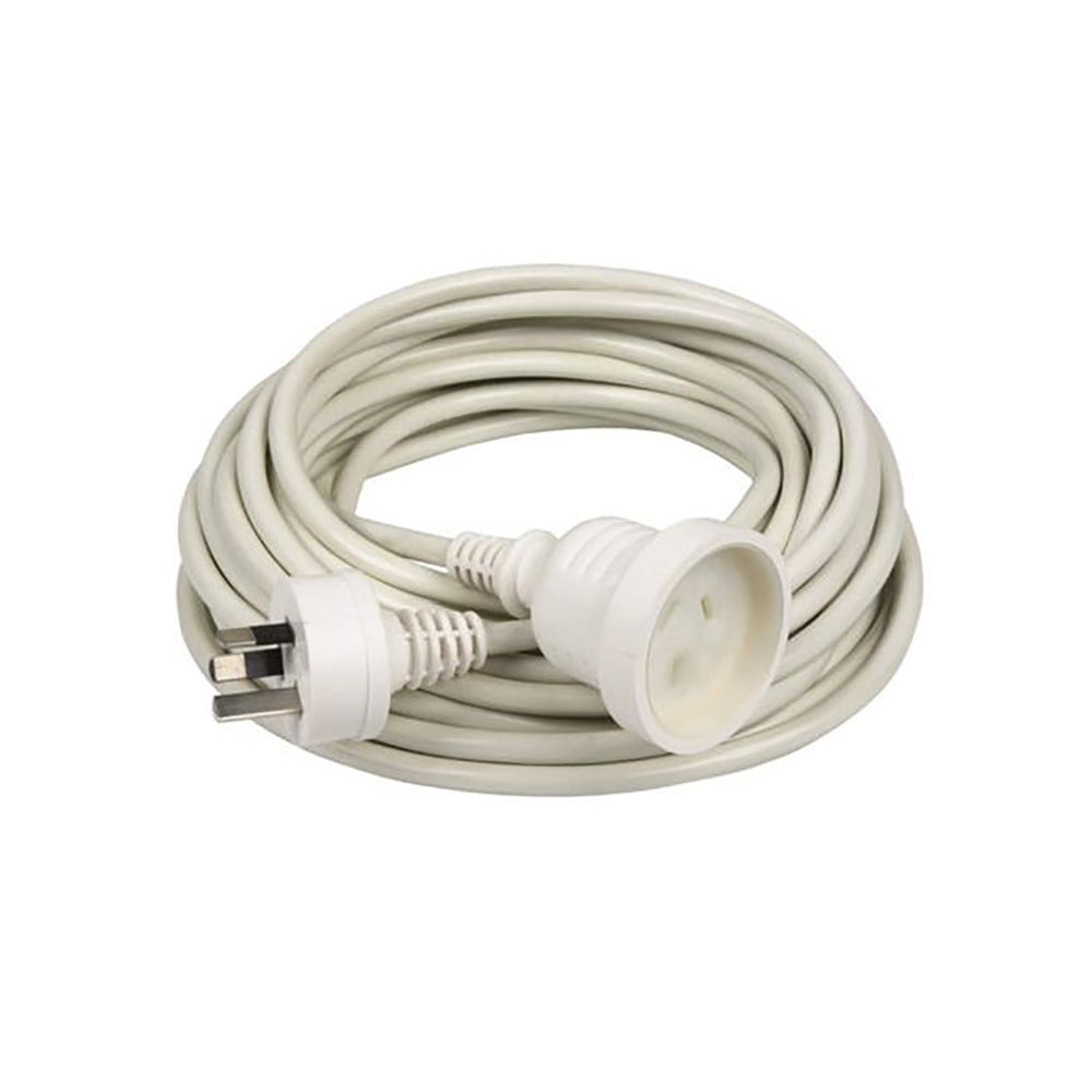 Extension Lead White 10A 2 Meters - LEADW001