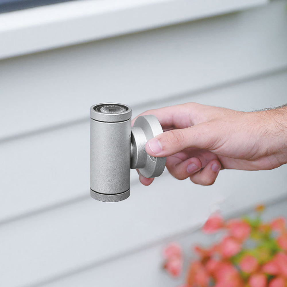 Buy Up / Down Wall Lights Australia Up & Down Wall 2 Lights 12V Silver Aluminium 3000K - LLED30102-SI