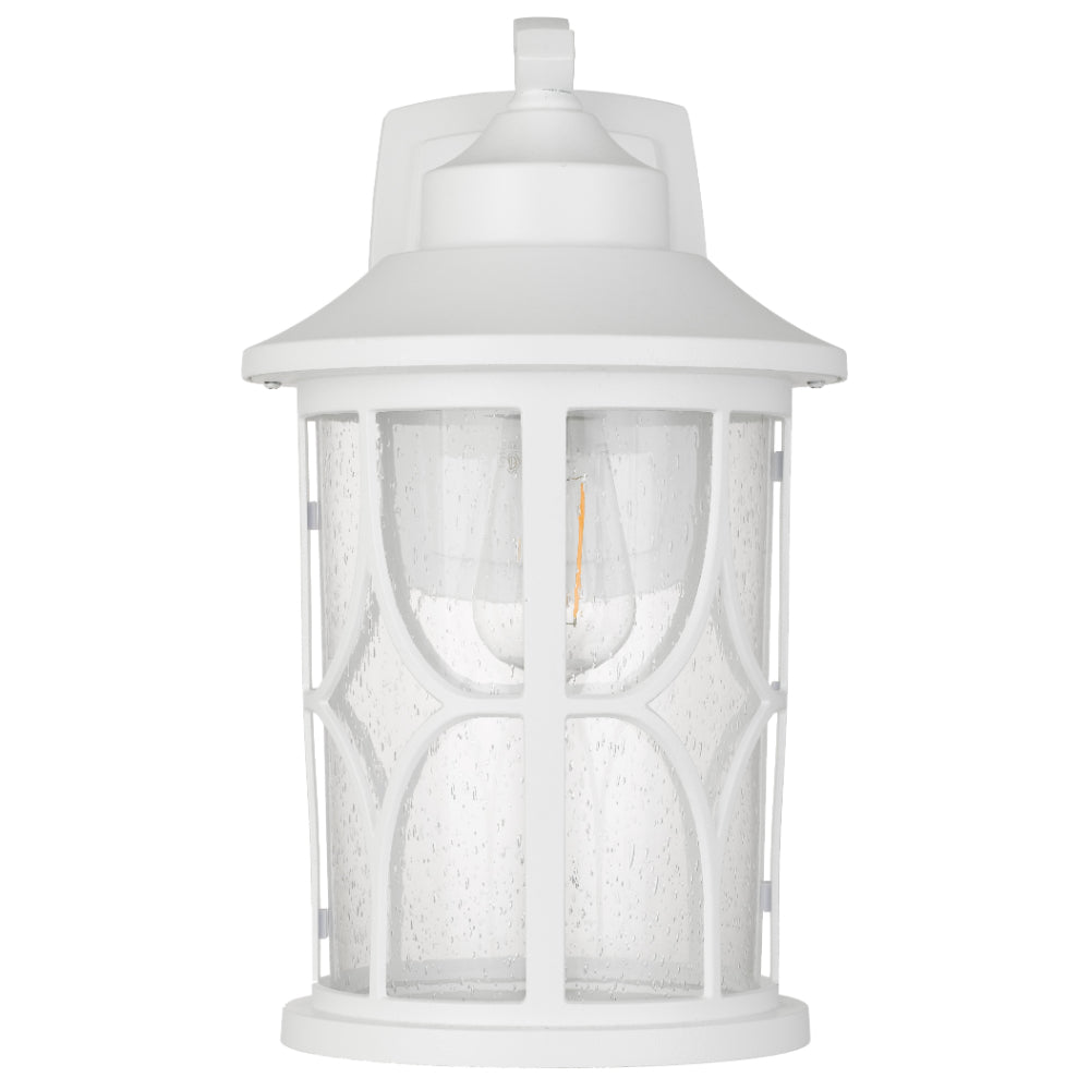 Buy Outdoor Wall Lanterns Australia Lenore Outdoor Wall Lantern W185mm White - LENORE EX215-WH