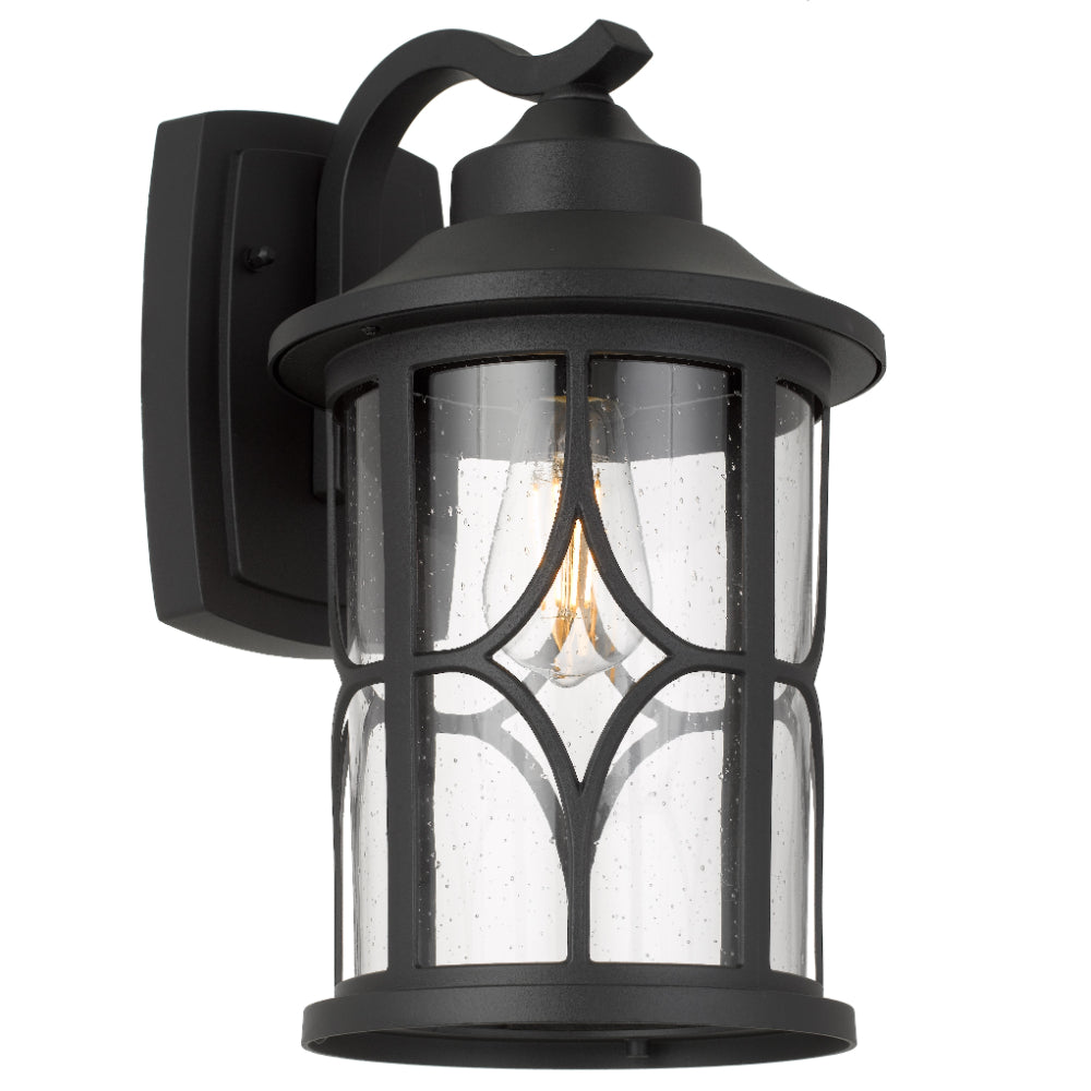 Lenore Outdoor Wall Lantern W185mm Black - LENORE EX215-BK