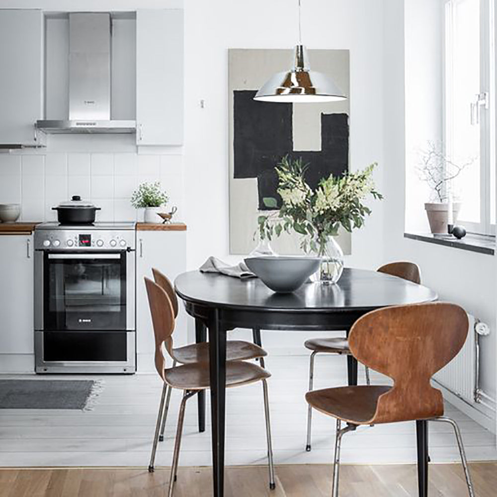 Buy Pendant Lights Australia Divo Angled Dome Shape 1 Light Pendant Chrome - DIVO2