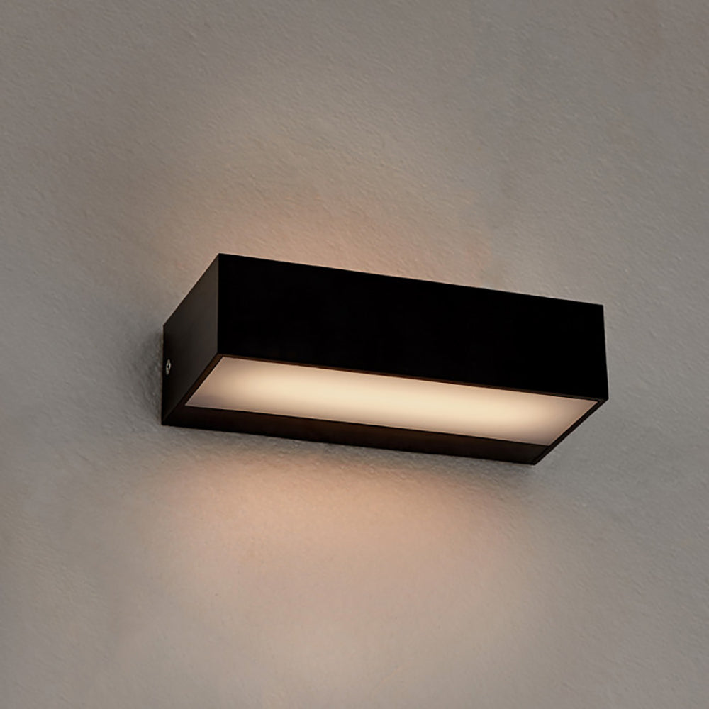 Buy Up / Down Wall Lights Australia Frankie Up & Down Wall 2 Lights 9W Black Polycarbonate 3000K - LH1701-BL