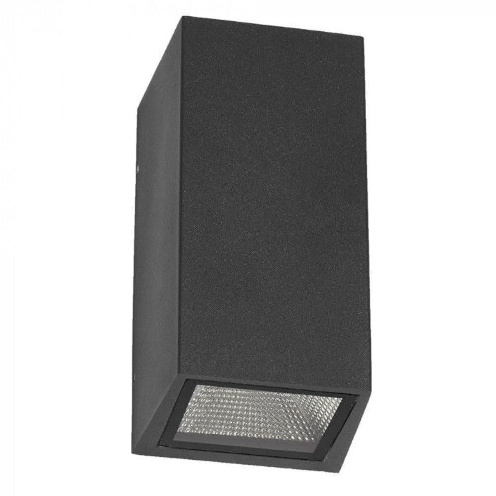 Buy Up / Down Wall Lights Australia Enzo Up & Down Wall 2 Lights Charcoal Aluminium 3000K - LH3010-CC