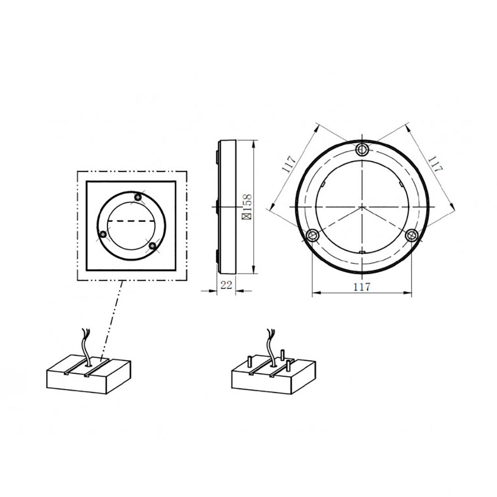 Buy Pathway Lights Australia Geo Pathway Light Charcoal Aluminium - LH7950-CC
