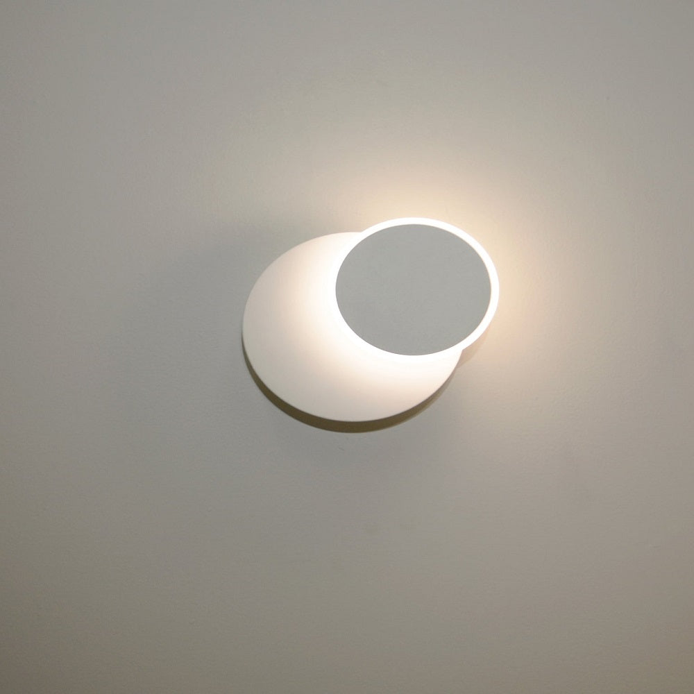 Lima Round Wall Light White Aluminium 3CCT - LIMA1
