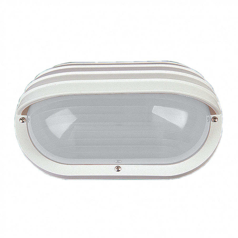 Eyelid Oval Bunker Light White Polycarbonate - LJ5003-WH
