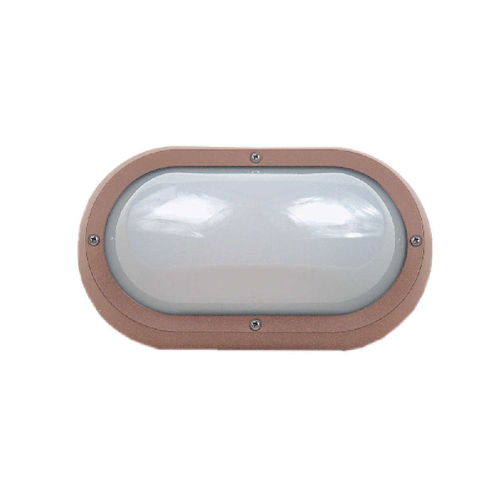 Buy LED Bunker Lights Australia LED Bunker Light Copper Polycarbonate 3000K - LJL6001-CO