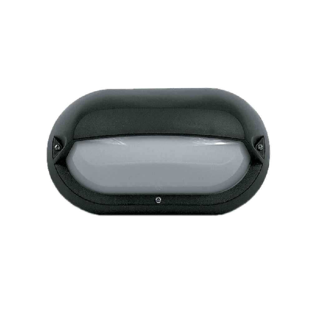 Eyelid LED Bunker Light Black Polycarbonate 3000K - LJL6003-BL