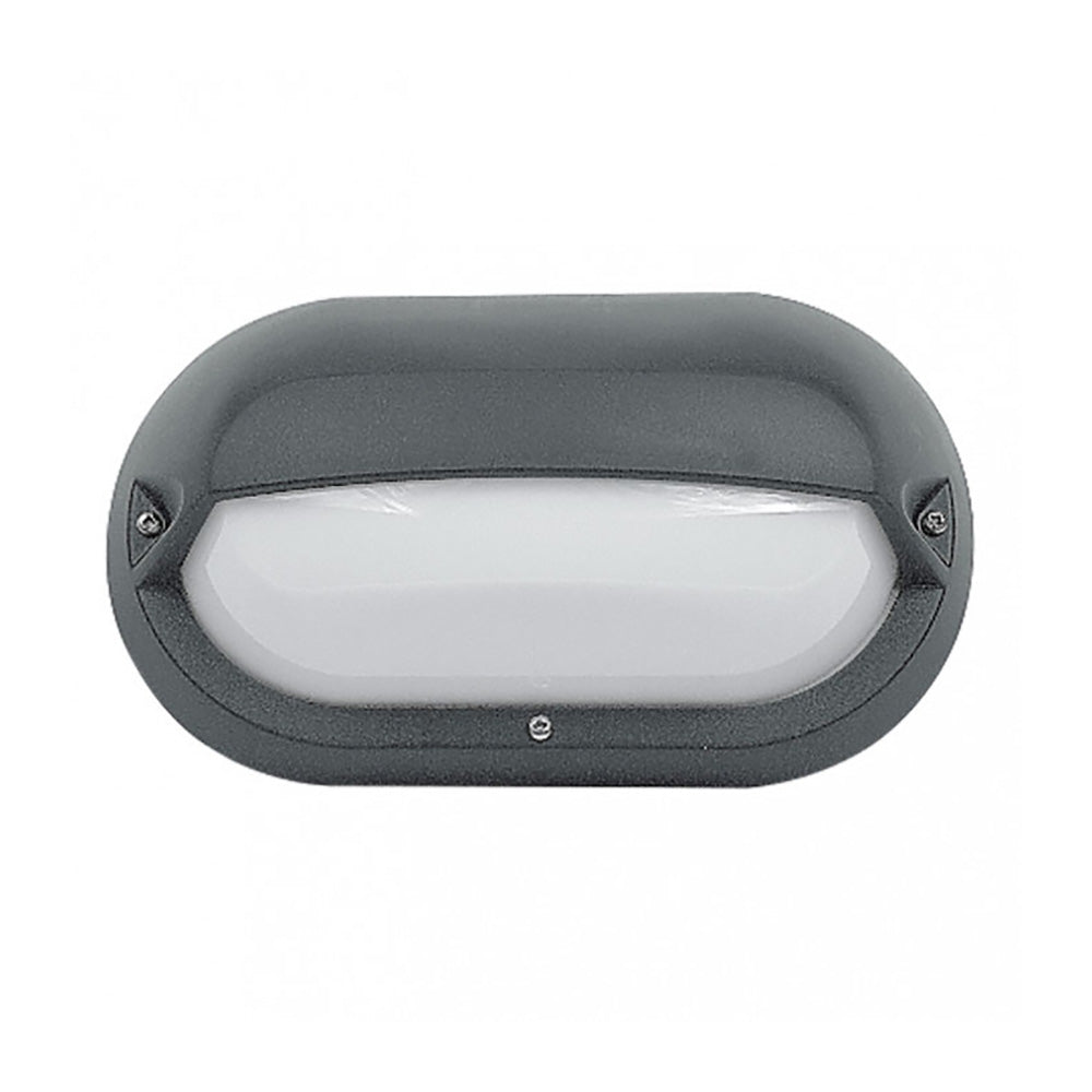 Eyelid LED Bunker Light Charcoal Polycarbonate 3000K - LJL6003-GR