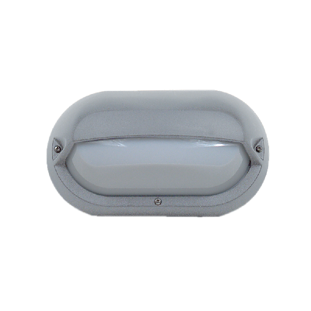 Buy LED Bunker Lights Australia Eyelid LED Bunker Light Silver / Grey Polycarbonate 3000K - LJL6003-SG