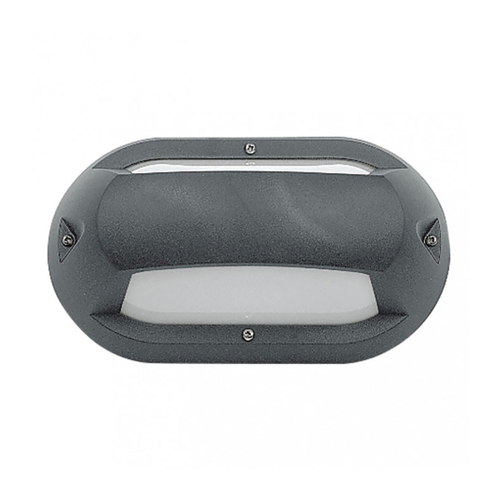 Buy LED Bunker Lights Australia Up & Down LED Bunker Light Charcoal Polycarbonate 3000K - LJL6004-GR